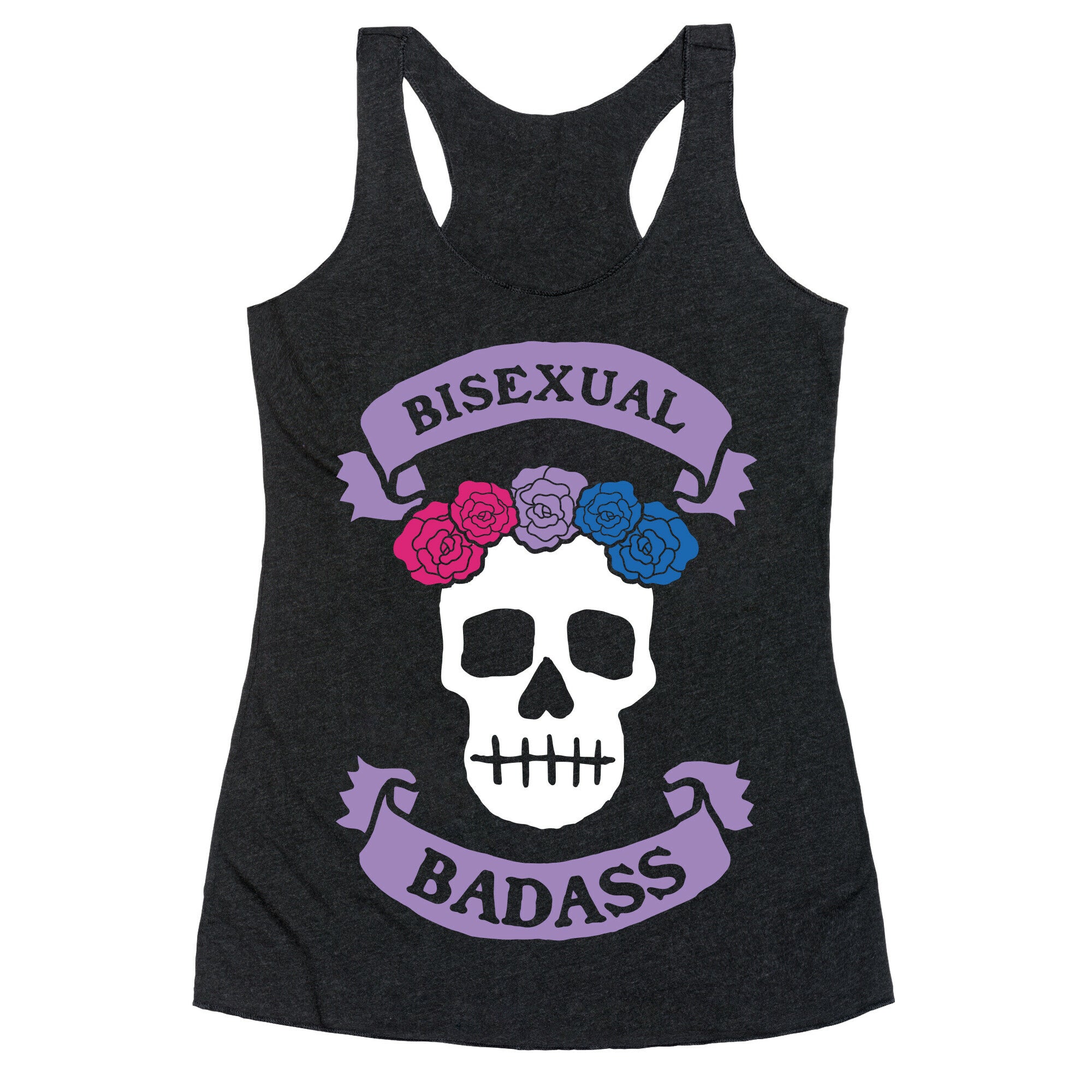 Bisexual Badass Racerback Tank