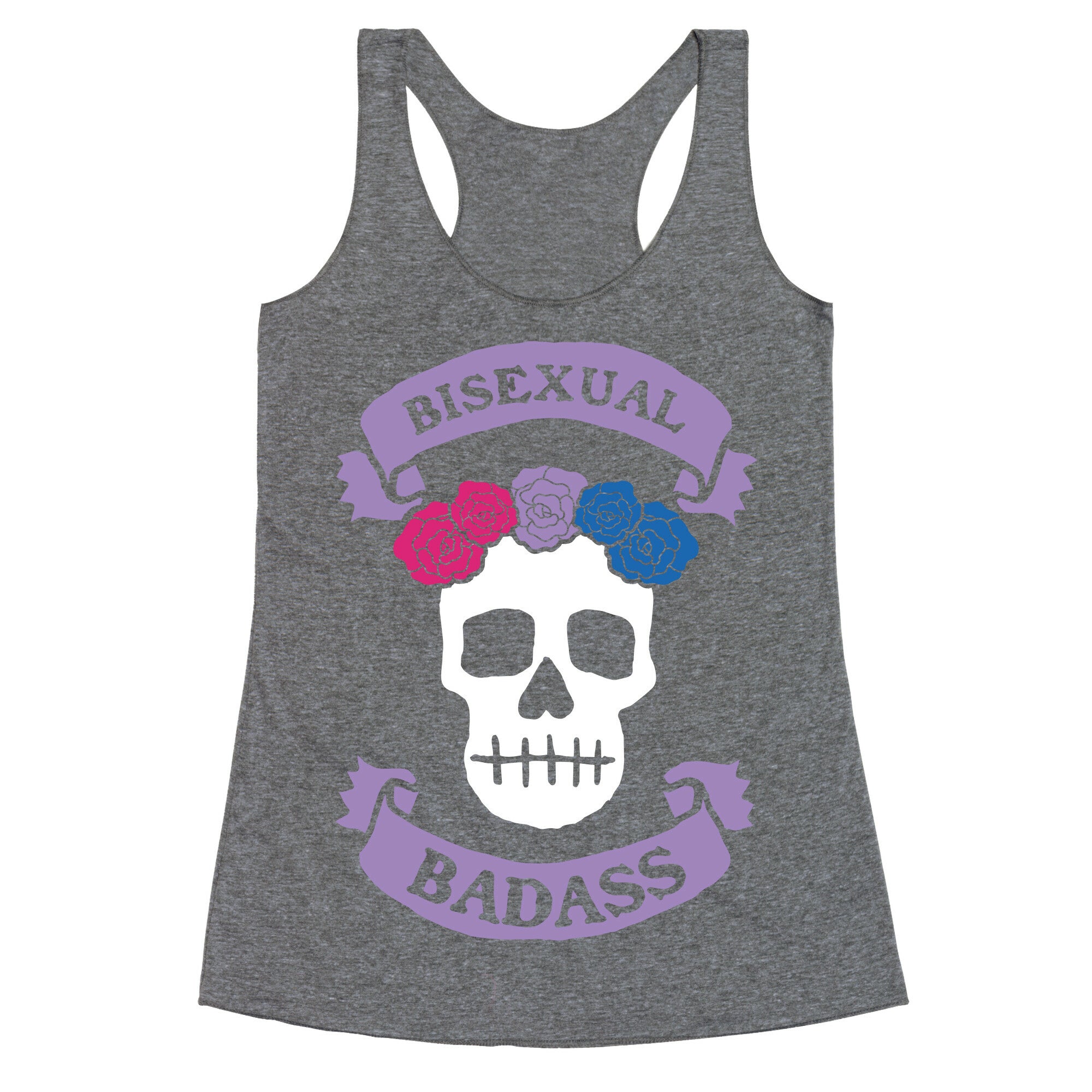 Bisexual Badass Racerback Tank