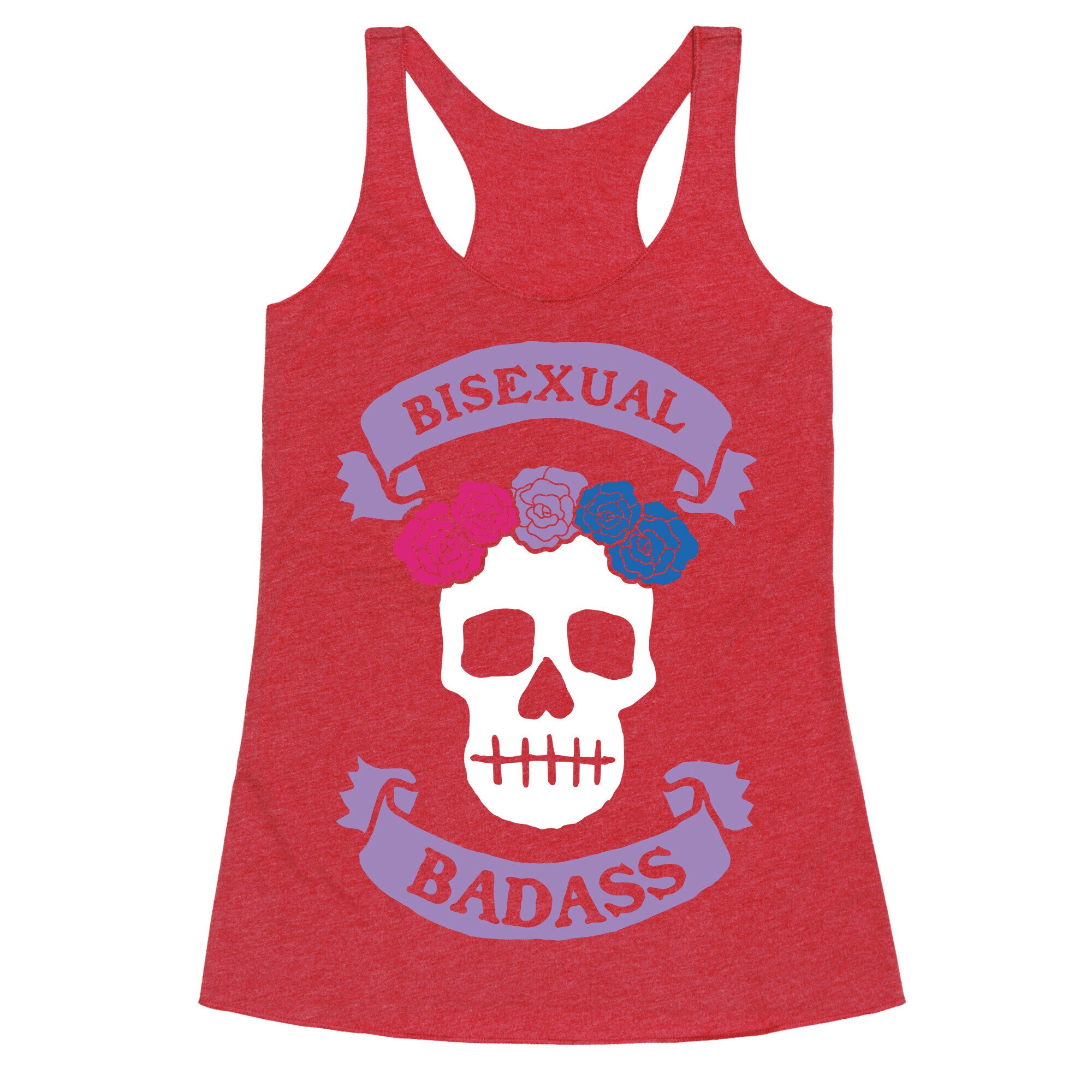 Bisexual Badass Racerback Tank