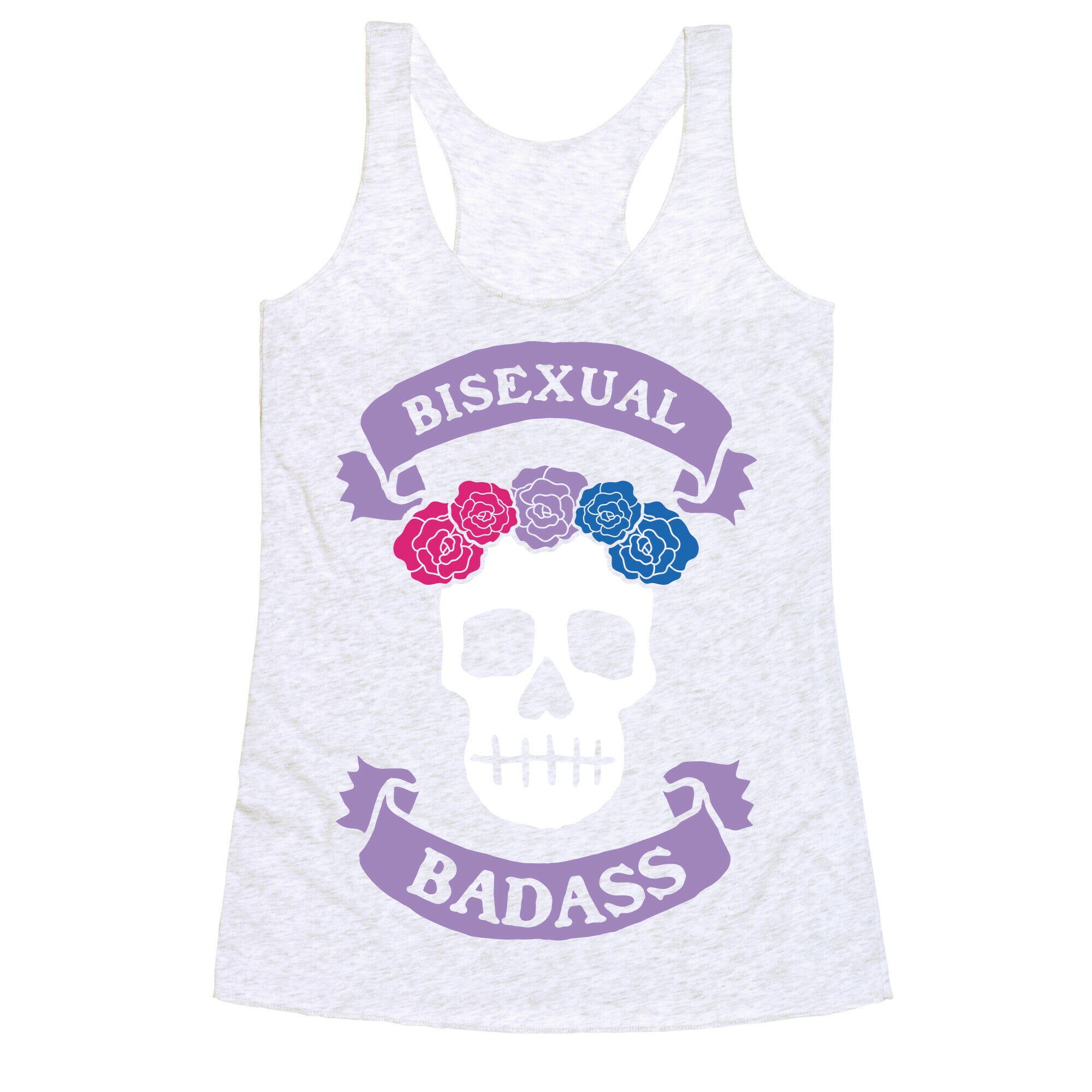 Bisexual Badass Racerback Tank