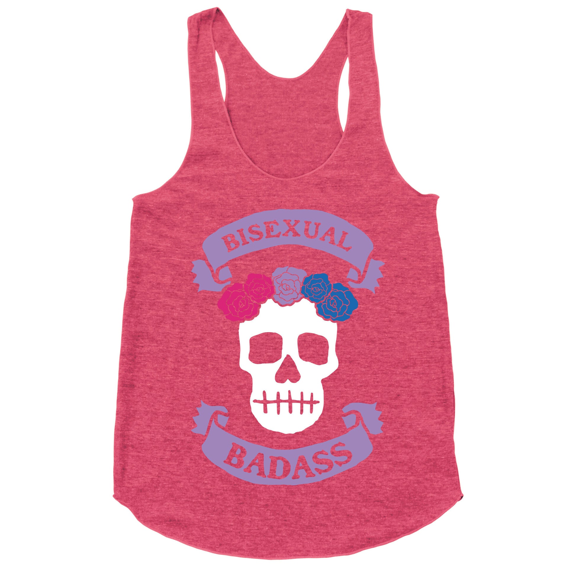 Bisexual Badass Racerback Tank