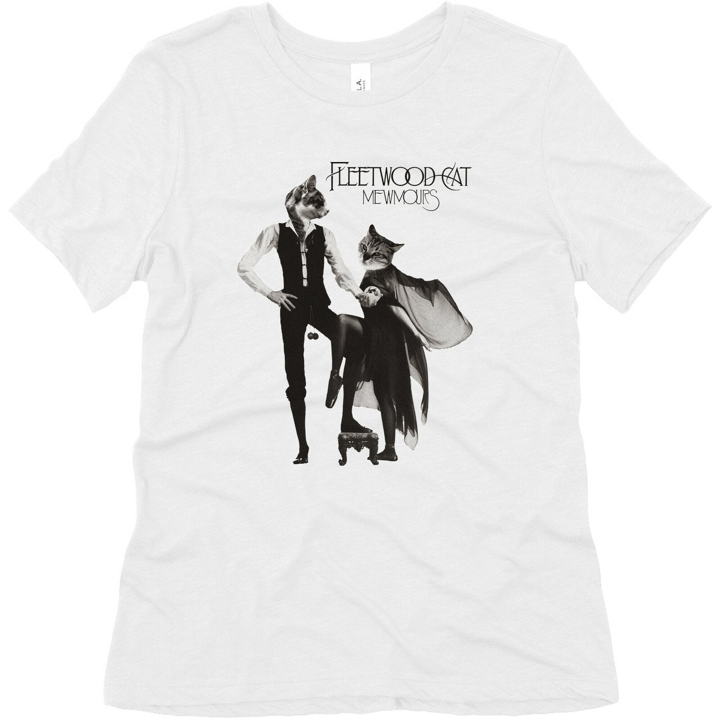 Fleetwood Cat Mewmours Mashup Women's Triblend Tee