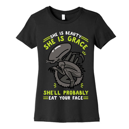 She'll Probably Eat Your Face Women's Cotton Tee