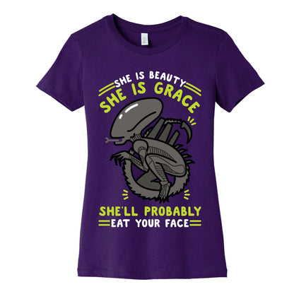 She'll Probably Eat Your Face Women's Cotton Tee