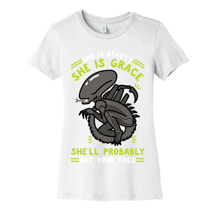 She'll Probably Eat Your Face Women's Cotton Tee