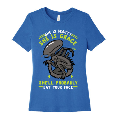 She'll Probably Eat Your Face Women's Cotton Tee