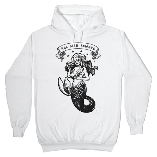 All Men Beware Vintage Mermaid Hoodie