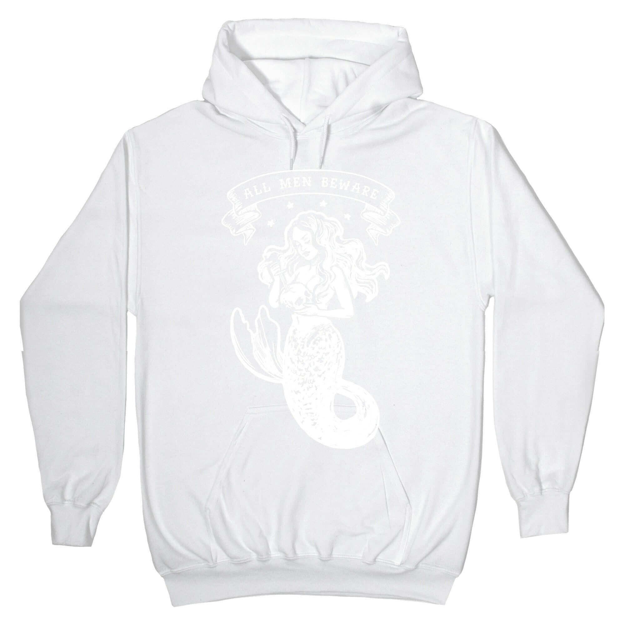 All Men Beware Vintage Mermaid Hoodie