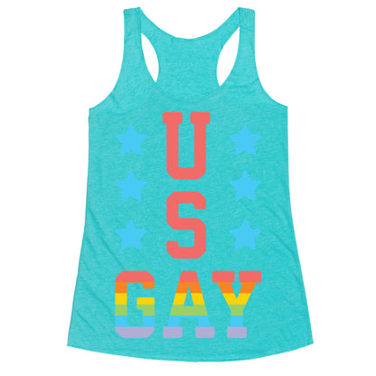 U.S.Gay Racerback Tank