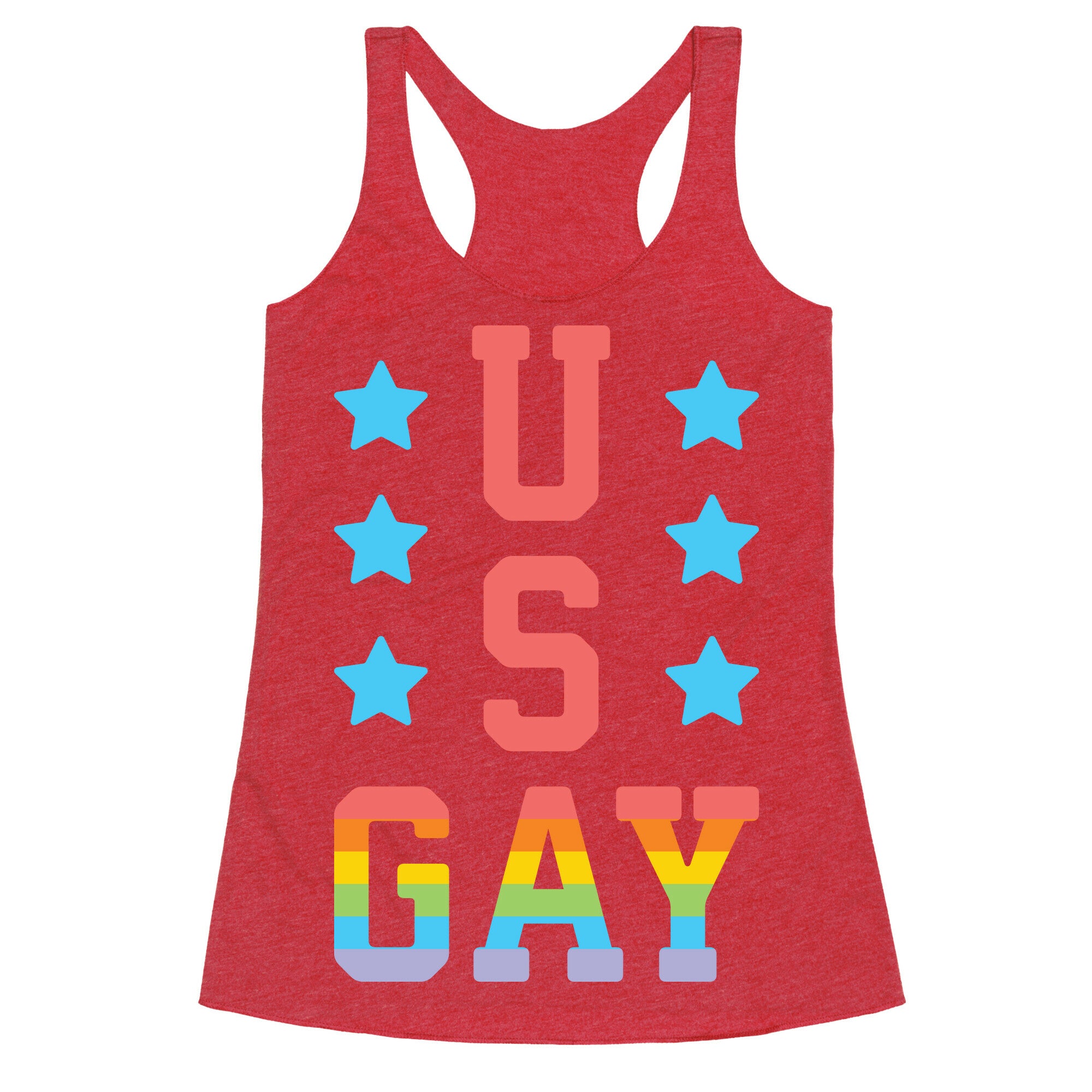 U.S.Gay Racerback Tank
