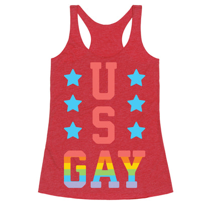 U.S.Gay Racerback Tank