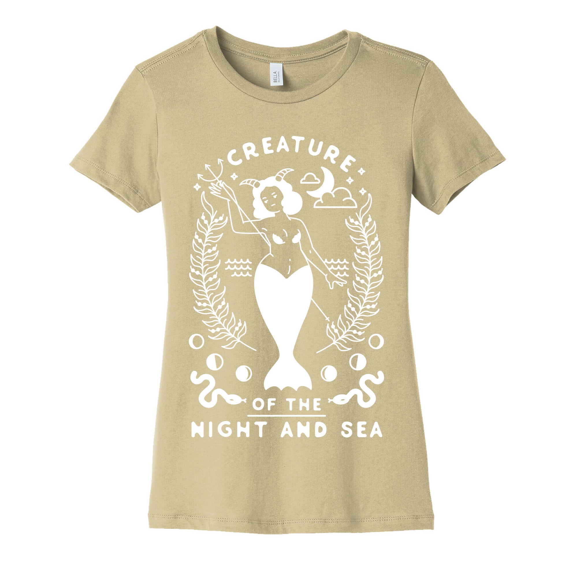 Creature of the Night and Sea Women's Cotton Tee