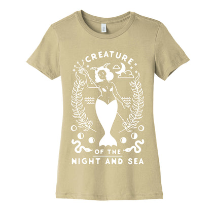 Creature of the Night and Sea Women's Cotton Tee