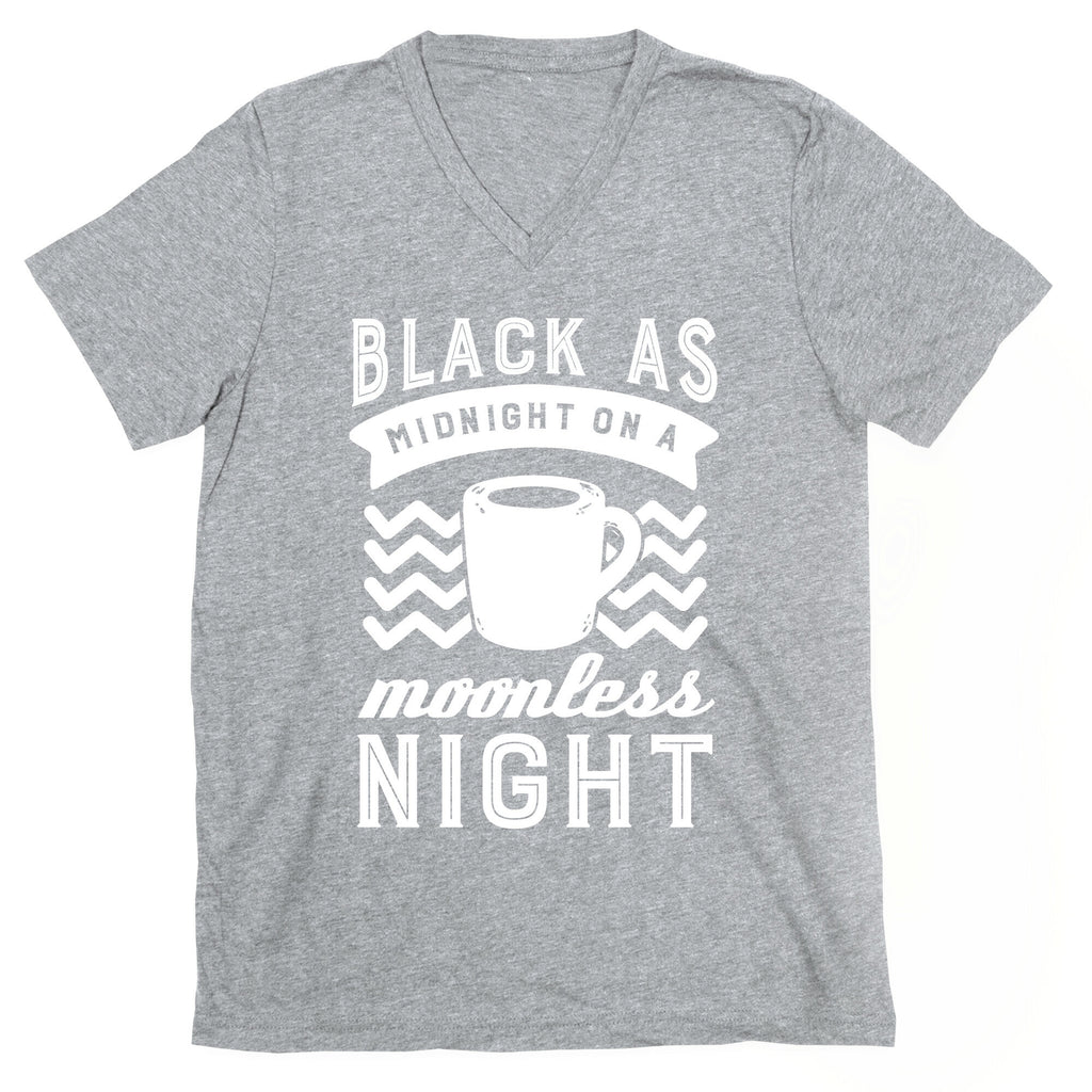 Black As Midnight On A Moonless Night V-Neck