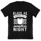 Black As Midnight On A Moonless Night V-Neck