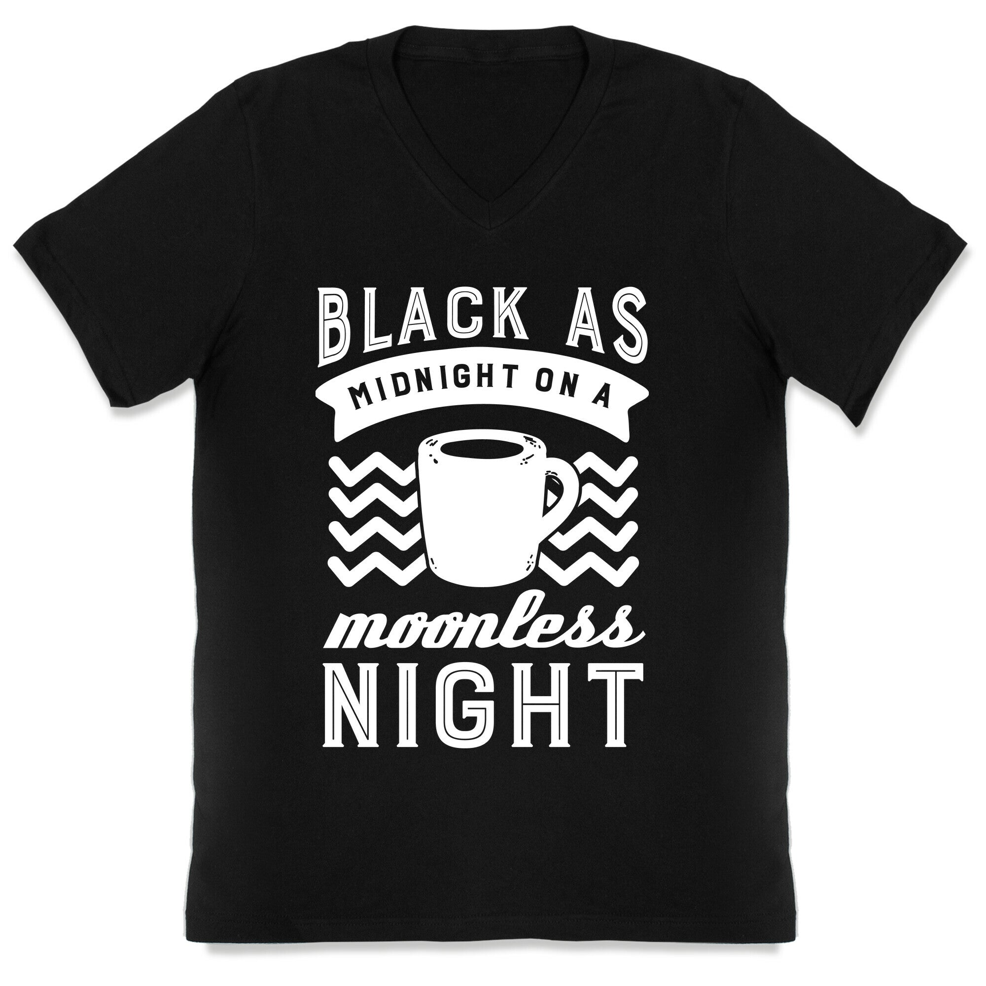 Black As Midnight On A Moonless Night V-Neck