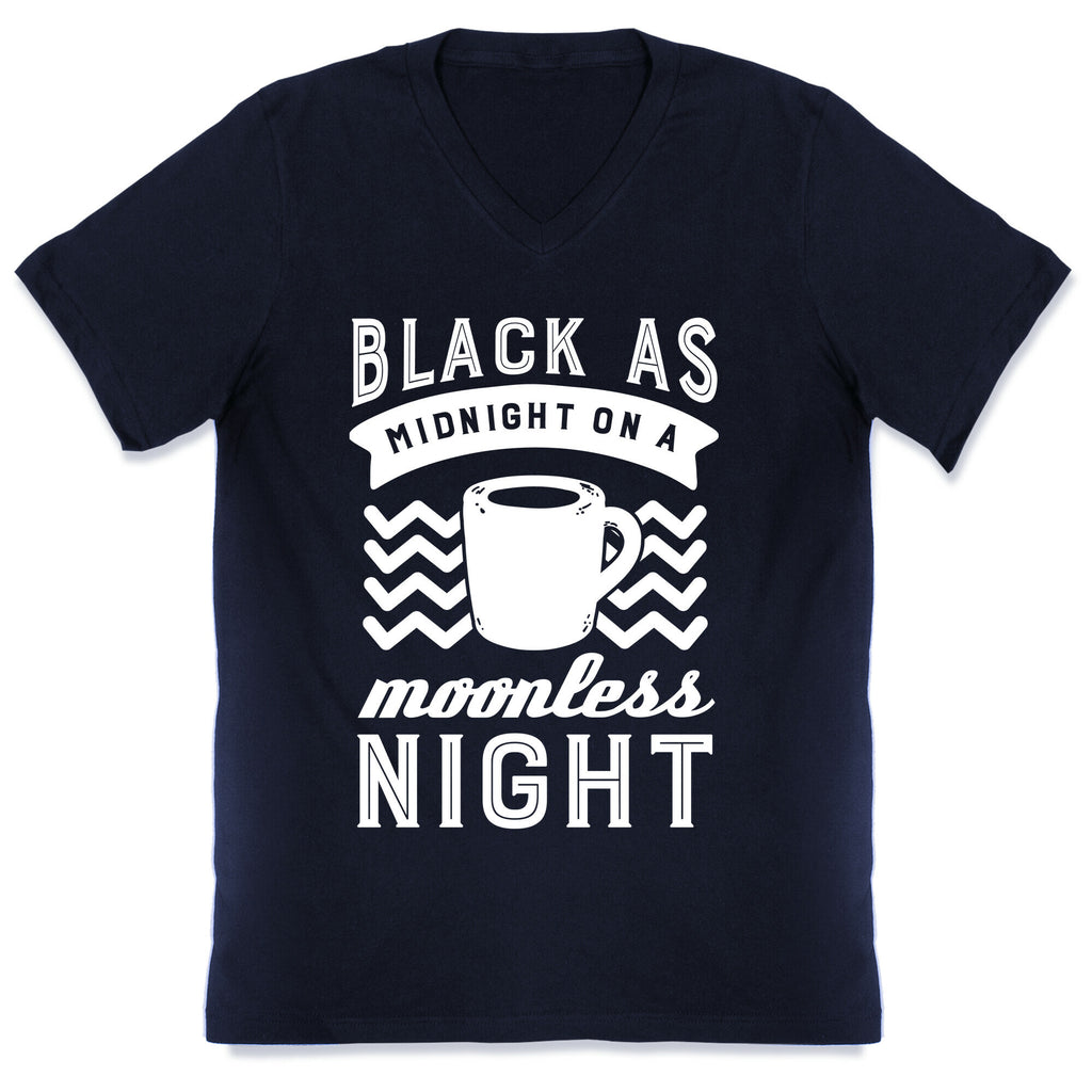 Black As Midnight On A Moonless Night V-Neck