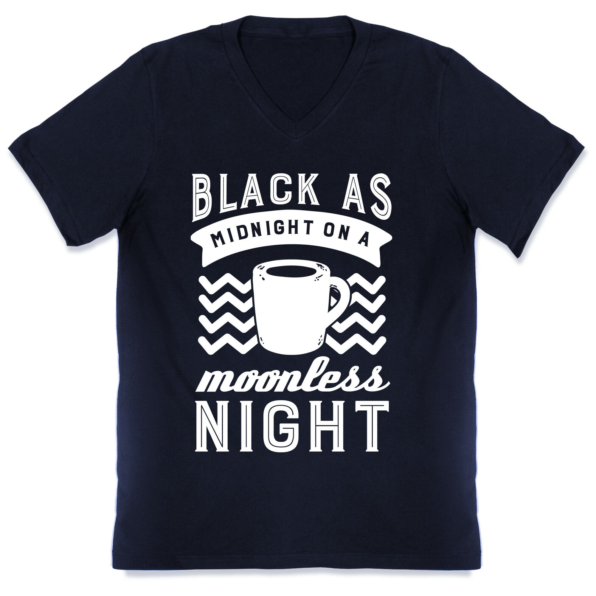 Black As Midnight On A Moonless Night V-Neck