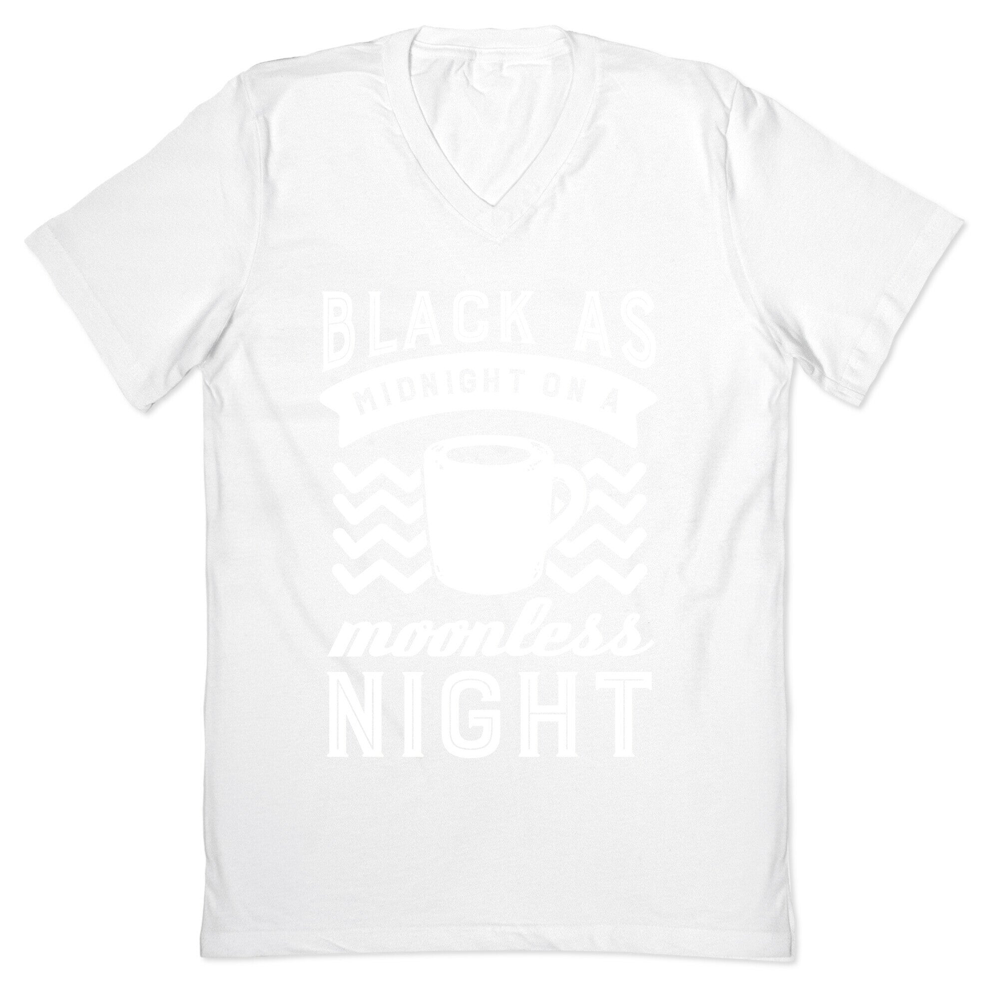Black As Midnight On A Moonless Night V-Neck