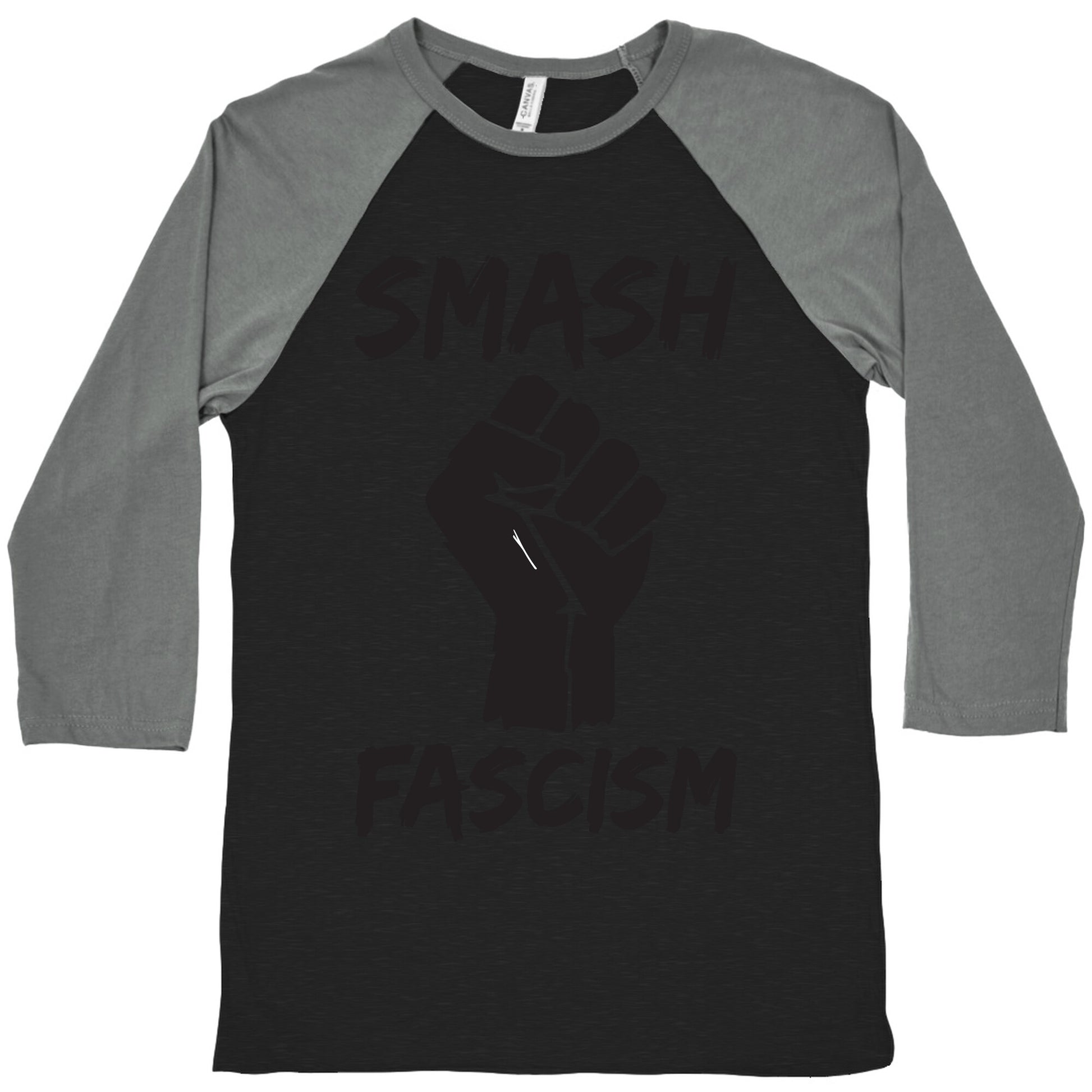 Smash Fascism Baseball Tee