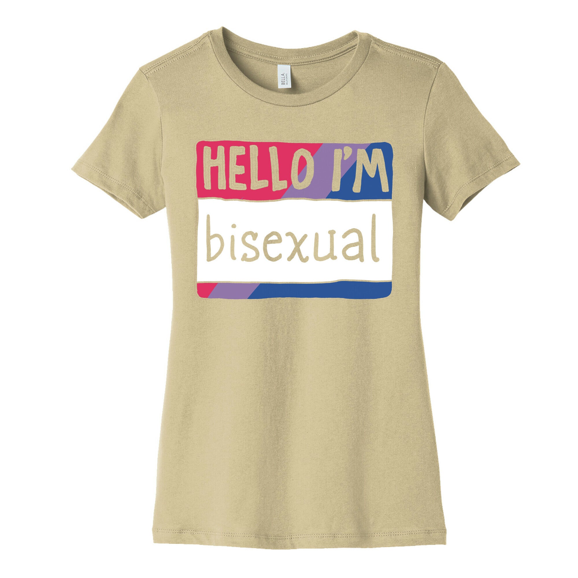Hello I'm Bisexual Women's Cotton Tee