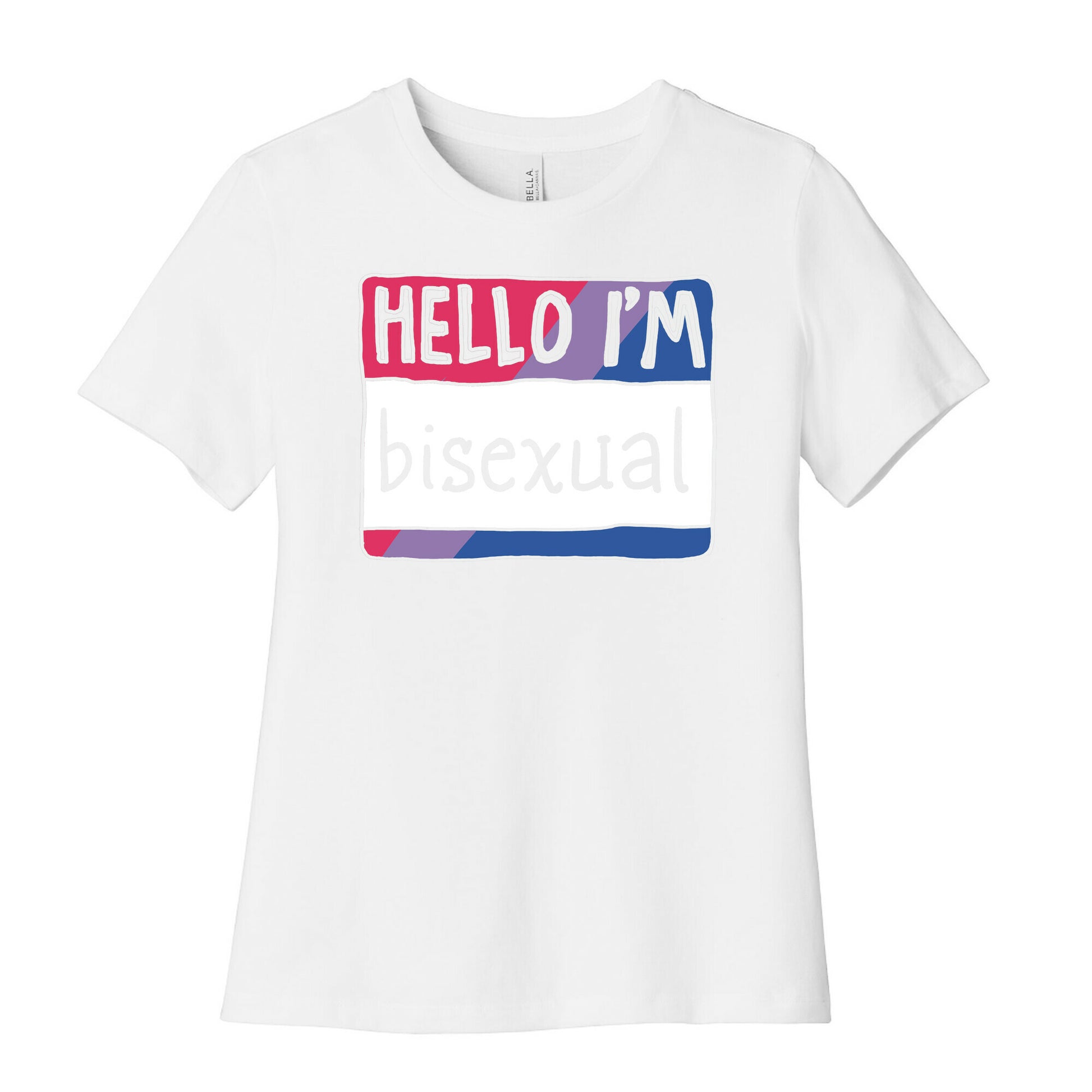 Hello I'm Bisexual Women's Cotton Tee