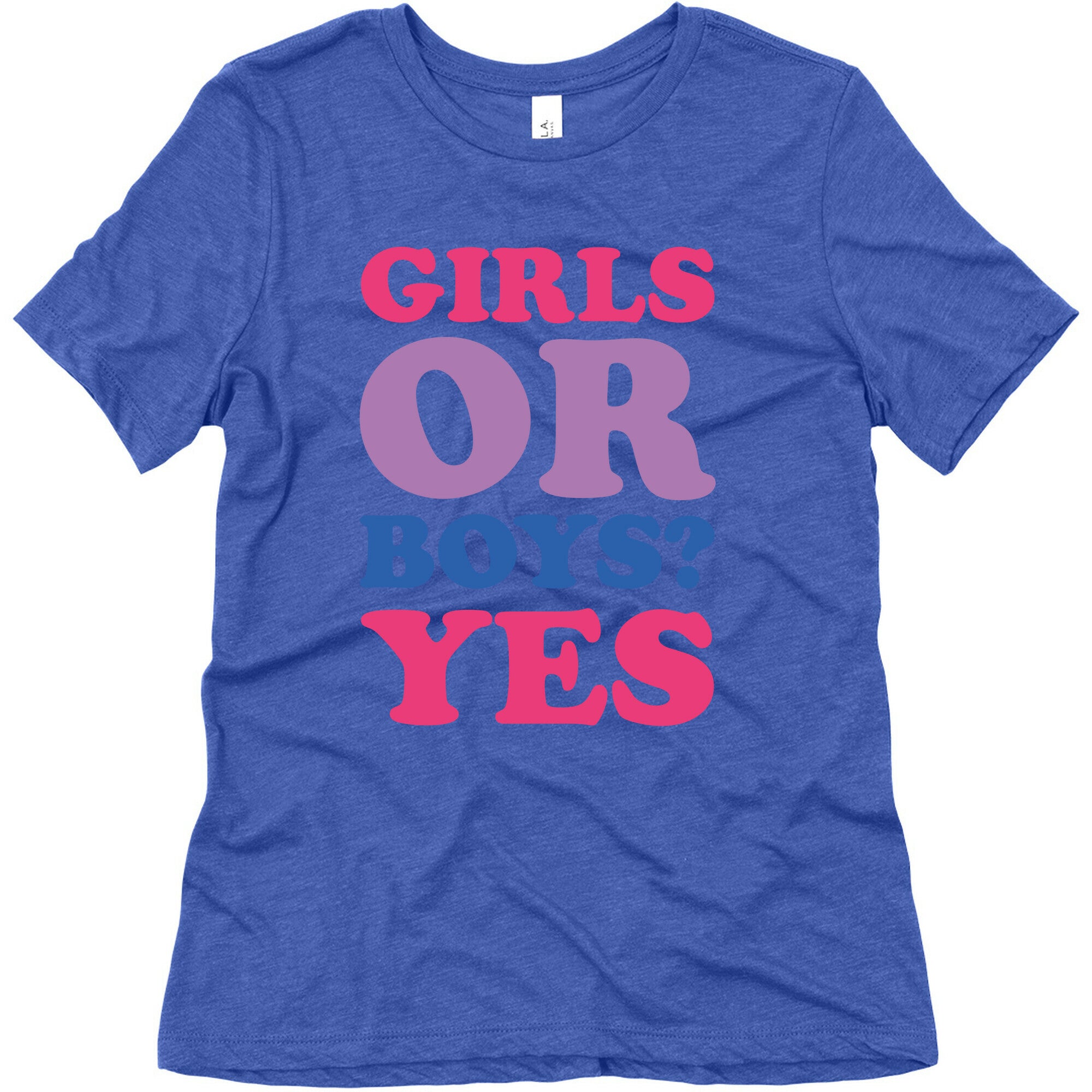Girls Or Boys? Yes Women's Triblend Tee