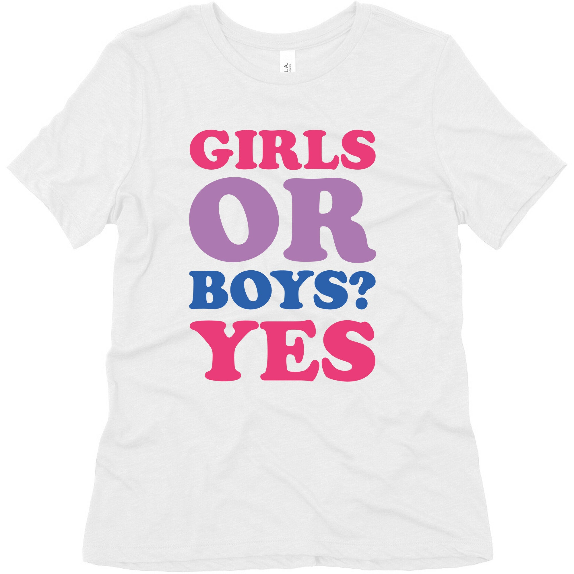 Girls Or Boys? Yes Women's Triblend Tee