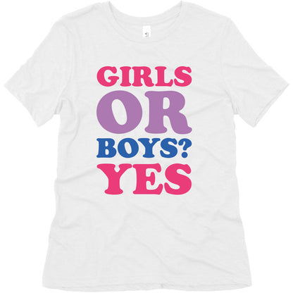 Girls Or Boys? Yes Women's Triblend Tee