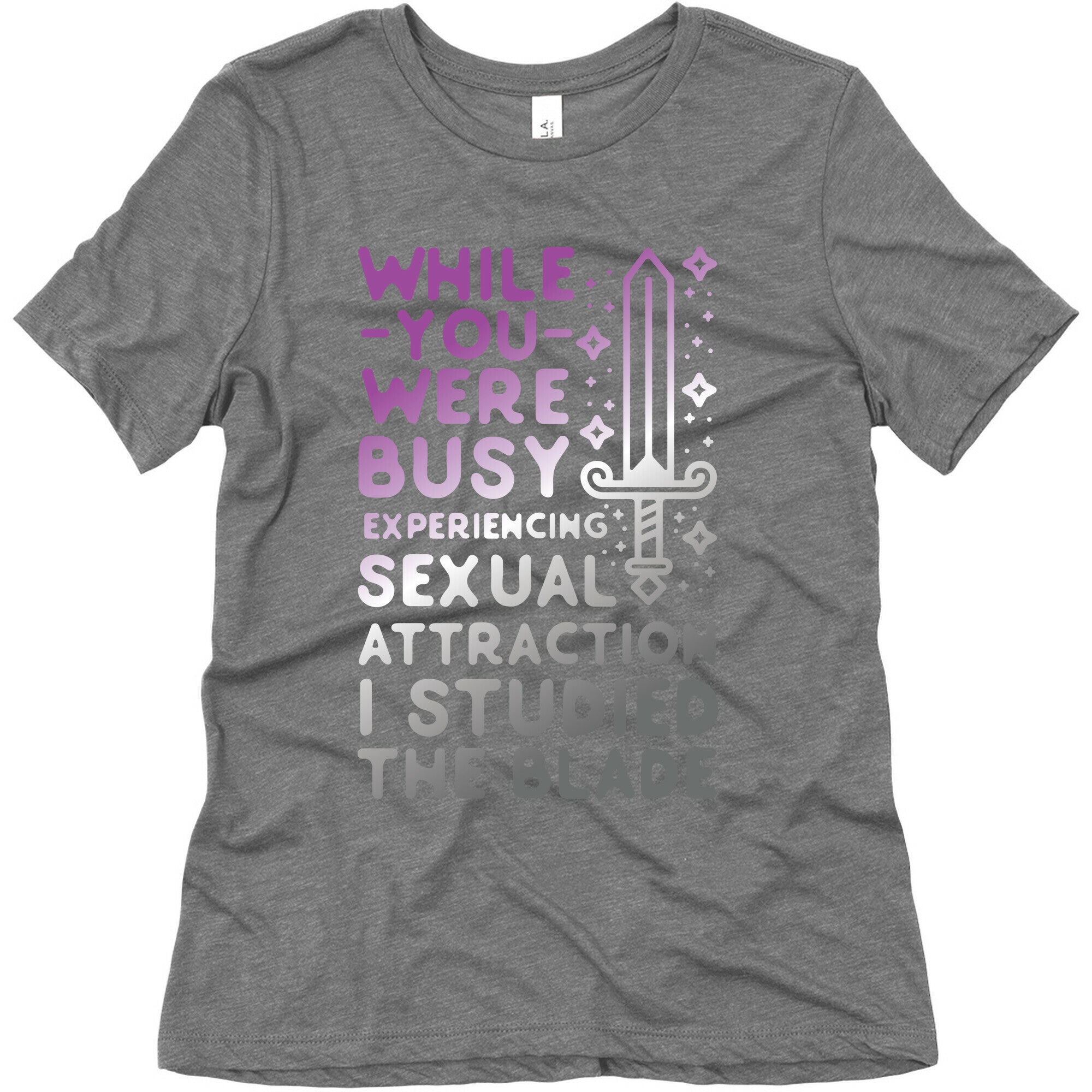 While You Were Busy Experiencing Sexual Attraction Women's Triblend Tee