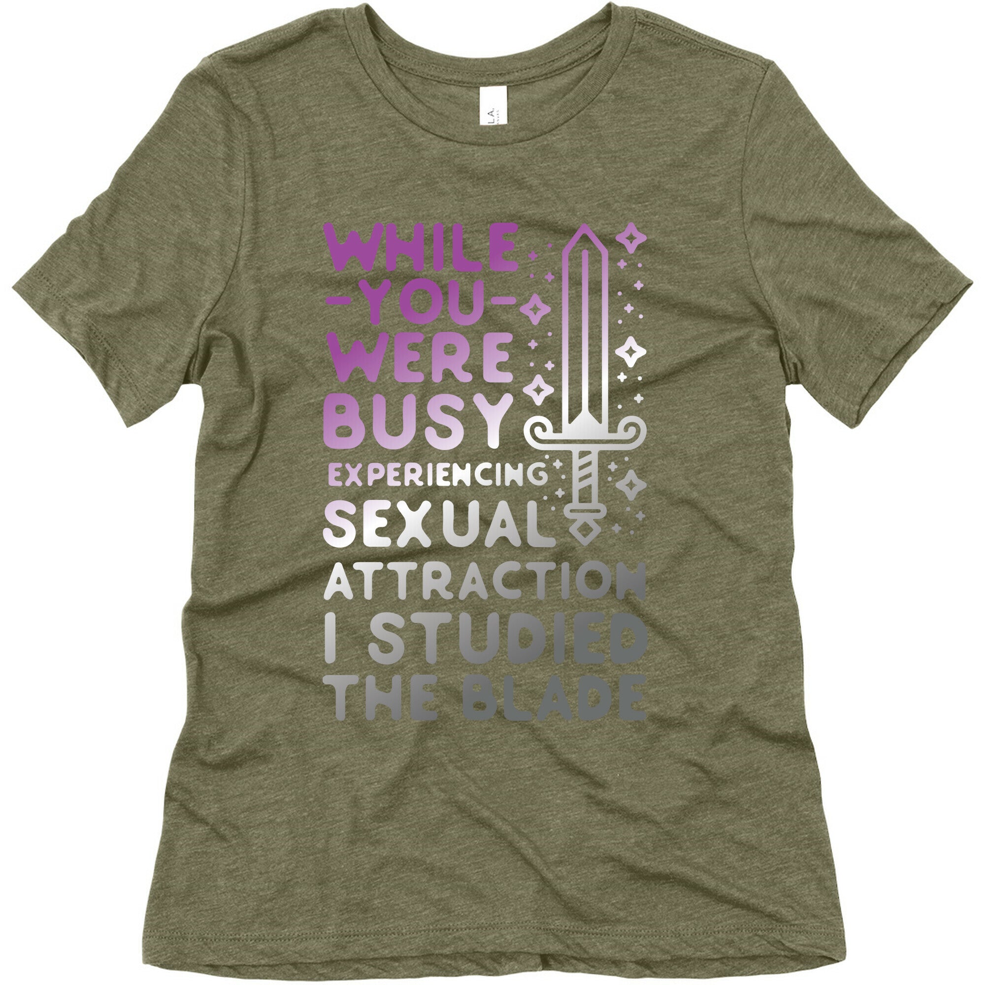 While You Were Busy Experiencing Sexual Attraction Women's Triblend Tee