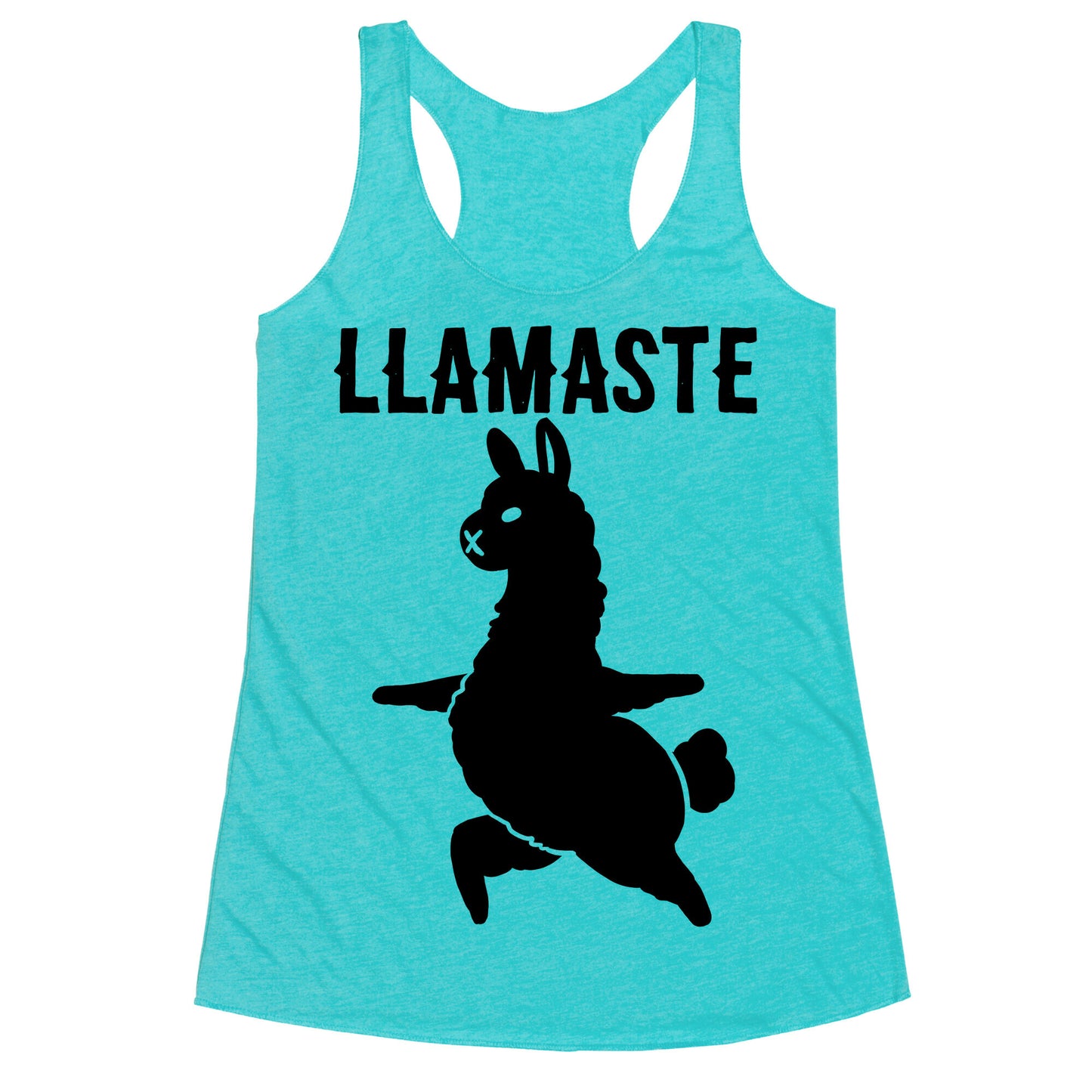 Llamaste Yoga Llama Racerback Tank