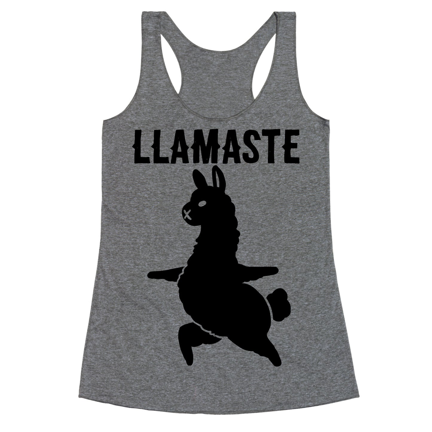 Llamaste Yoga Llama Racerback Tank