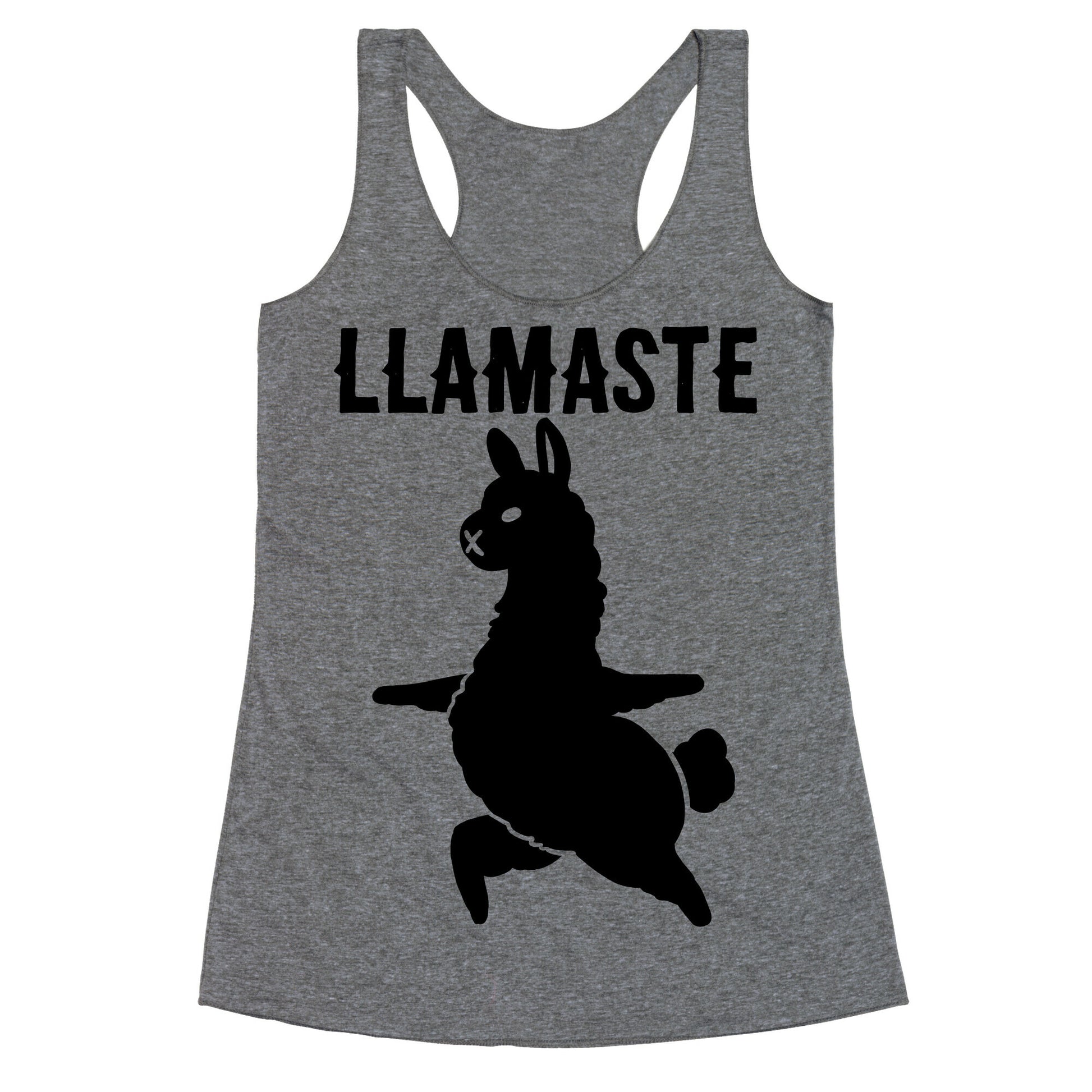 Llamaste Yoga Llama Racerback Tank