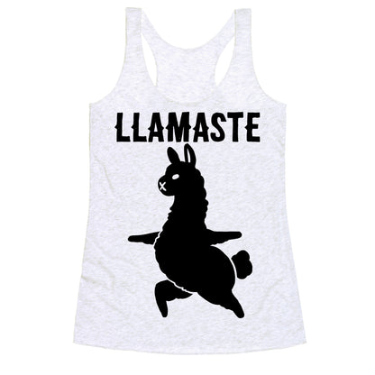 Llamaste Yoga Llama Racerback Tank