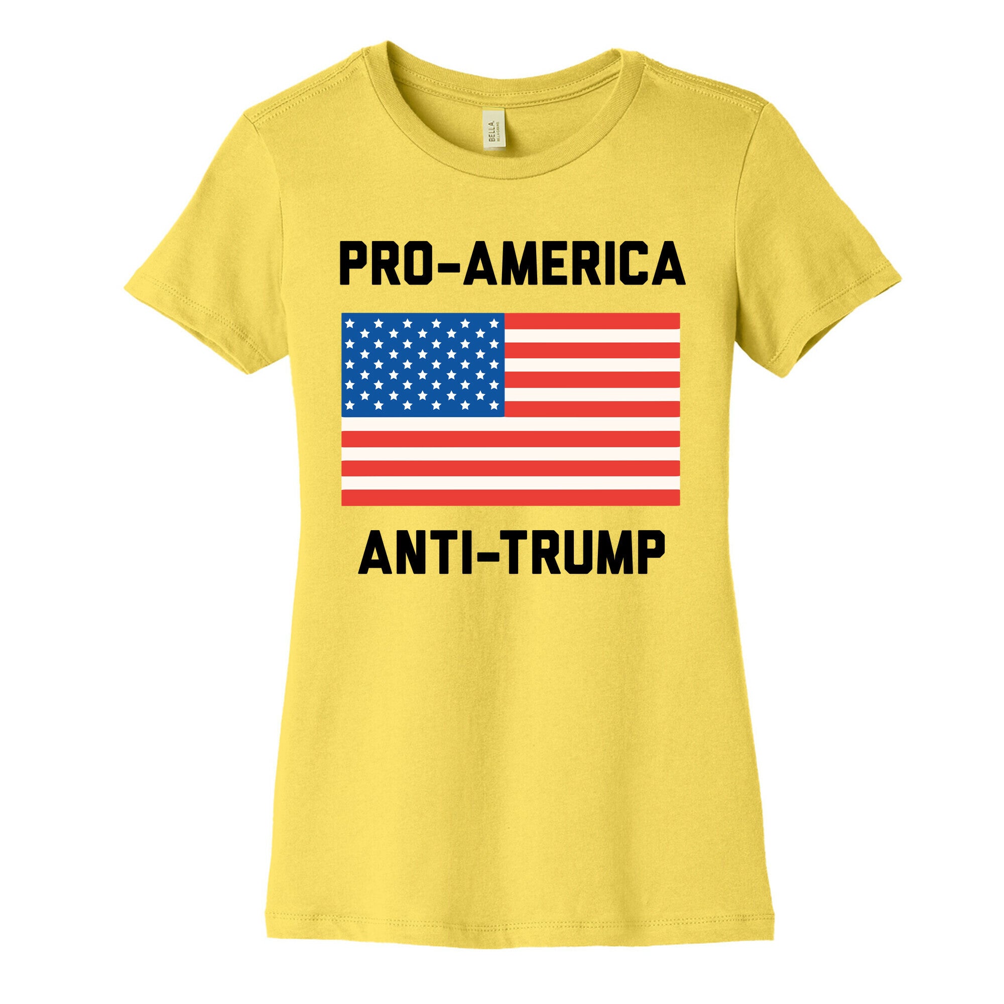 Pro-America Anti-Trump Women's Cotton Tee