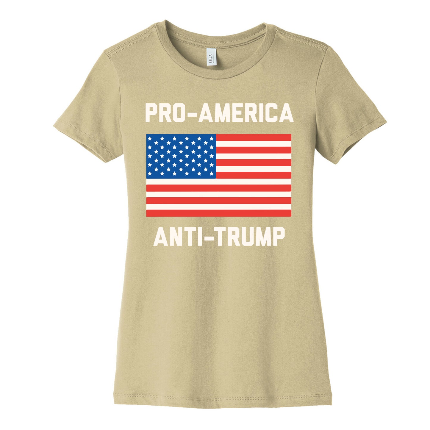 Pro-America Anti-Trump Women's Cotton Tee