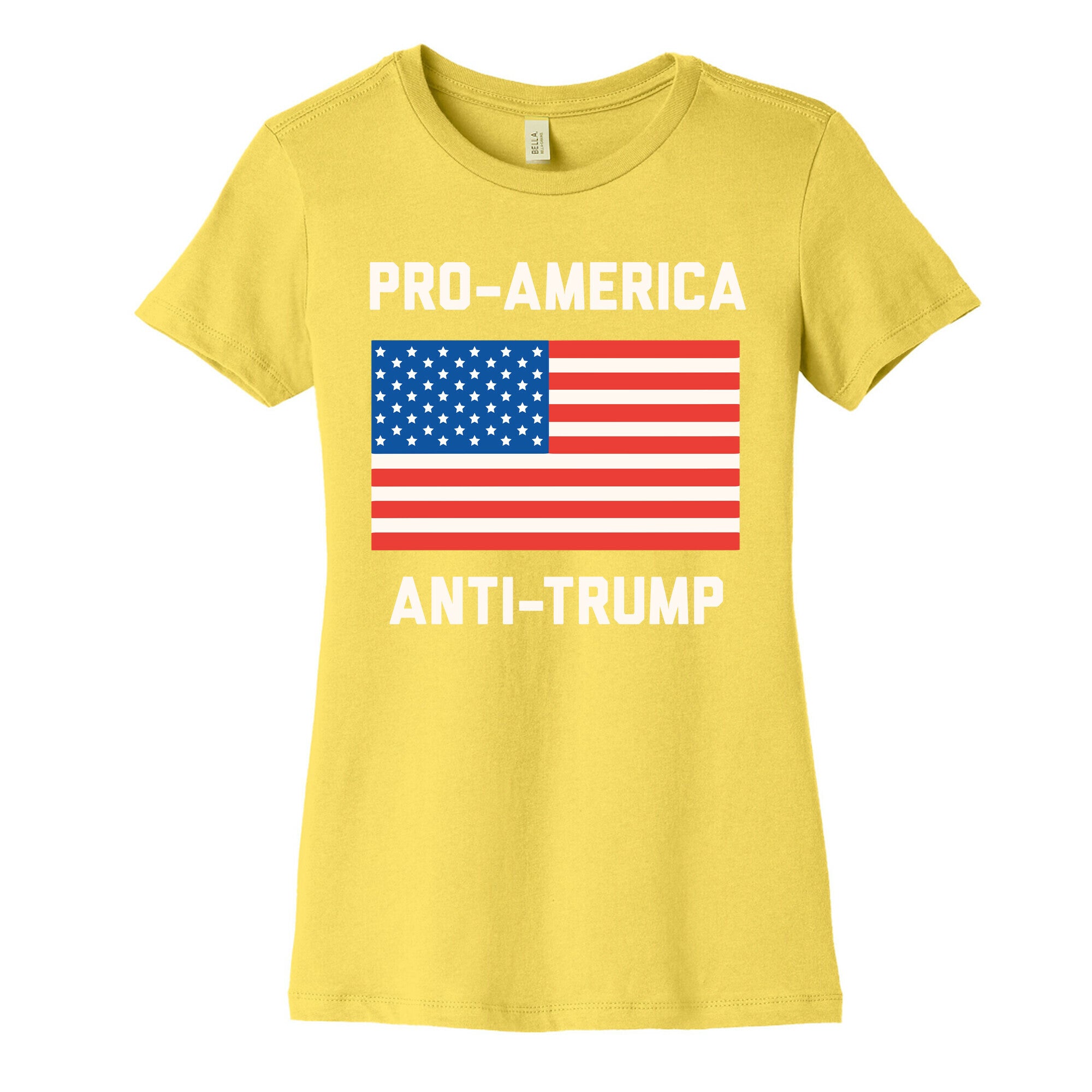 Pro-America Anti-Trump Women's Cotton Tee