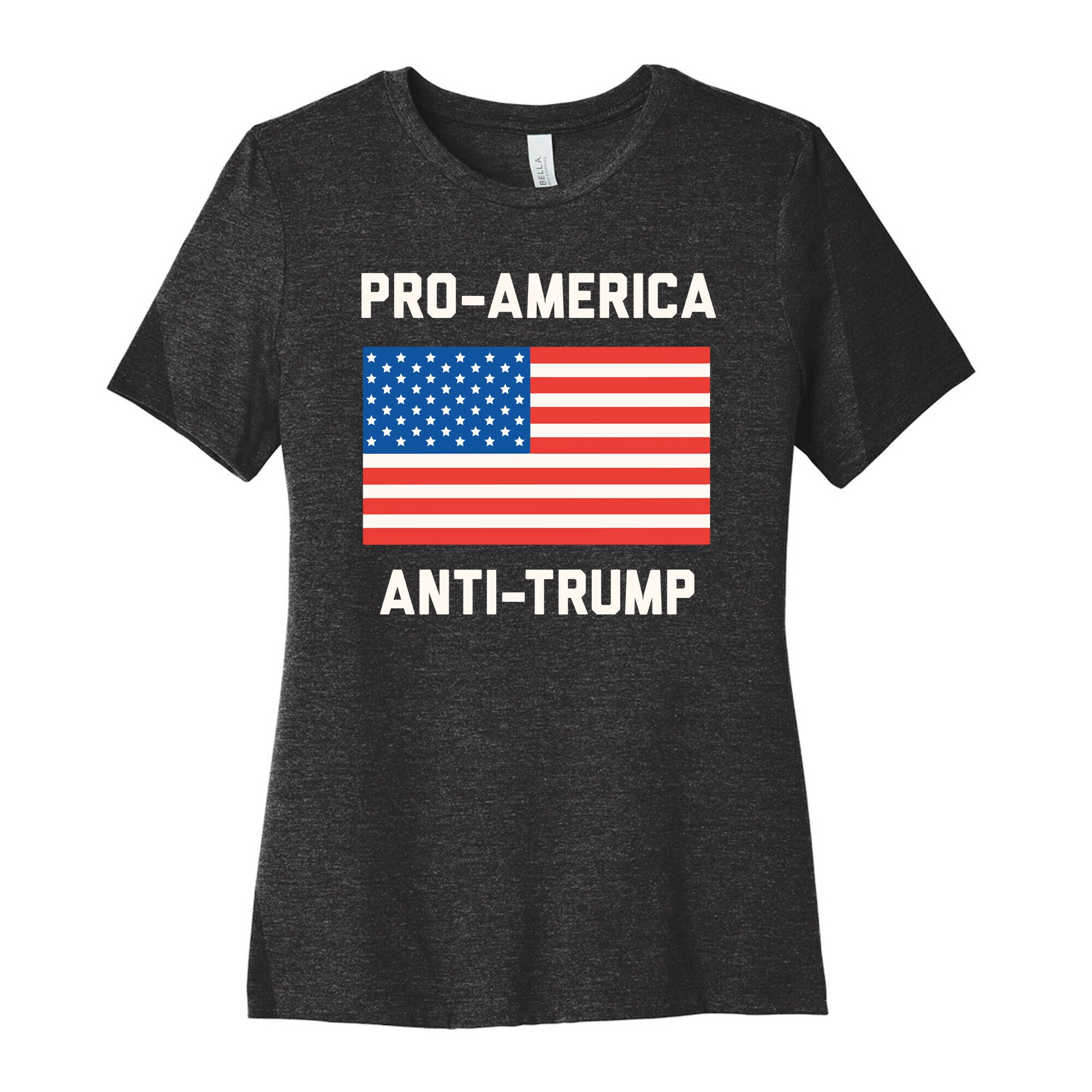 Pro-America Anti-Trump Women's Cotton Tee