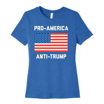 Pro-America Anti-Trump Women's Cotton Tee