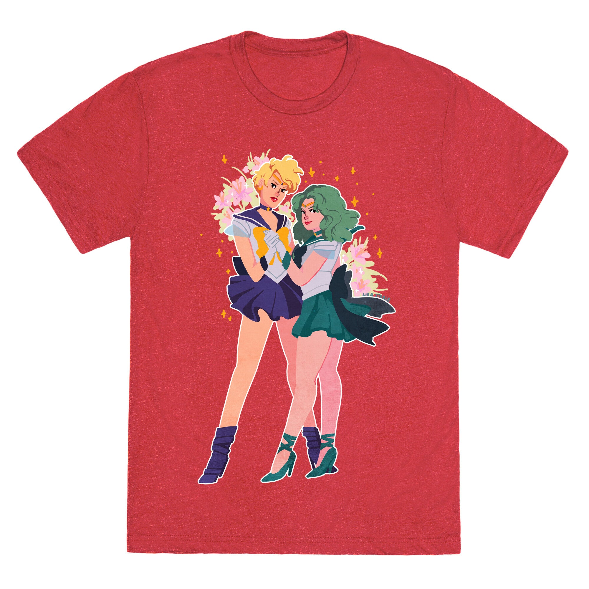 Sailor Neptune & Sailor Uranus Unisex Triblend Tee