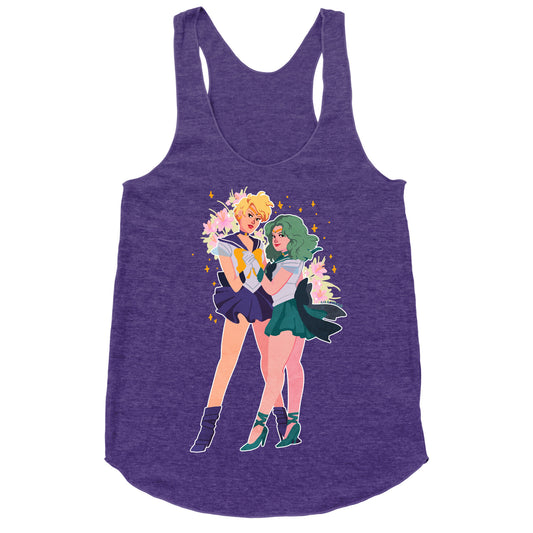 Sailor Neptune & Sailor Uranus Racerback Tank