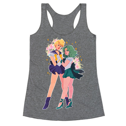 Sailor Neptune & Sailor Uranus Racerback Tank