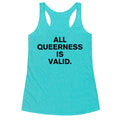 All Queerness is Valid Racerback Tank