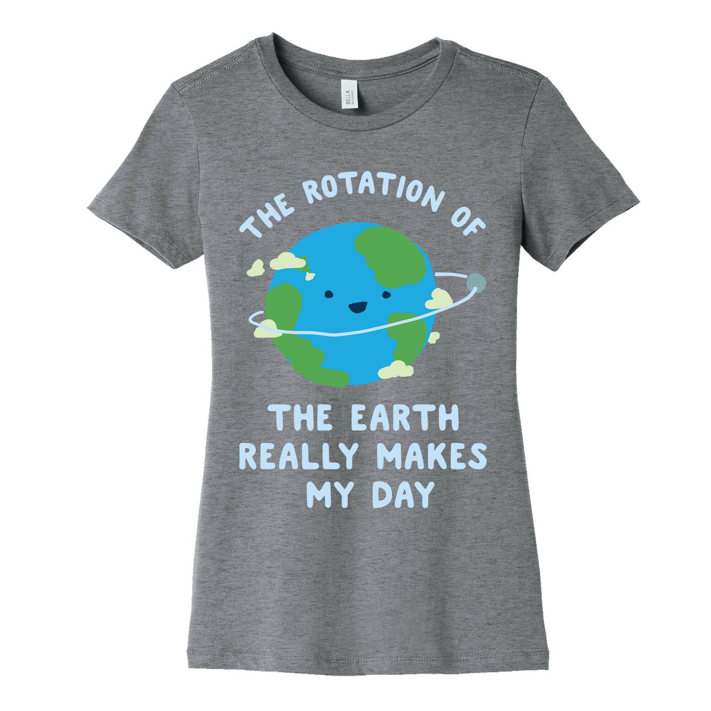 The Rotation of the Earth Really Makes My Day Women's Cotton Tee