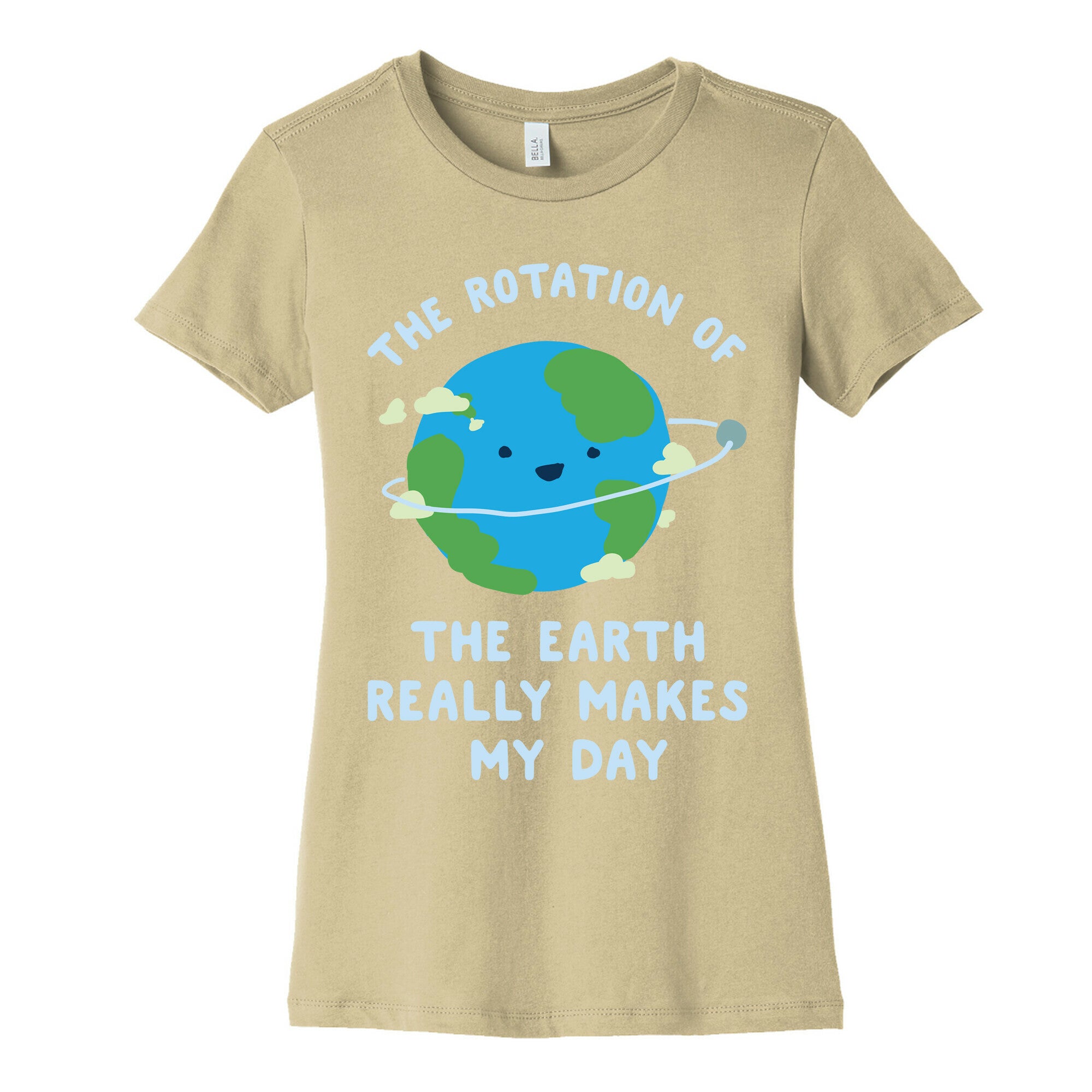 The Rotation of the Earth Really Makes My Day Women's Cotton Tee