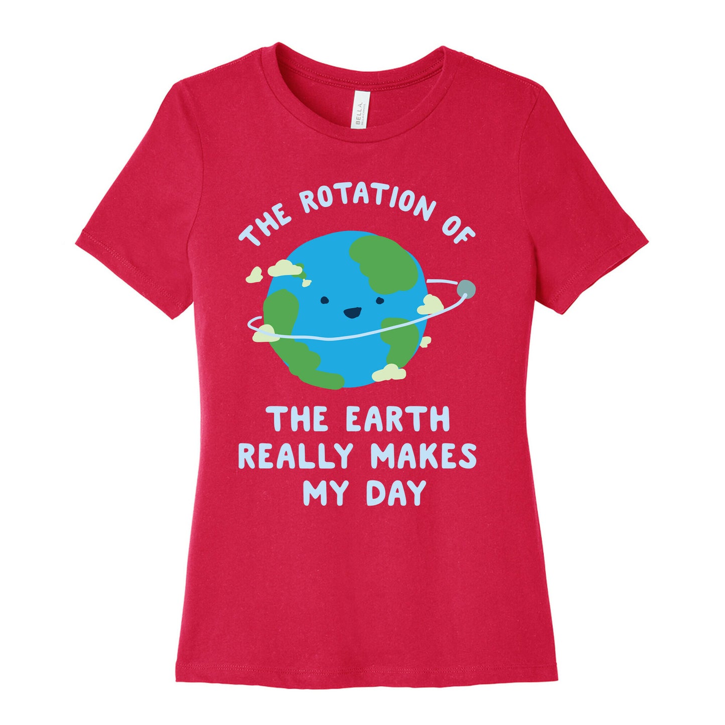 The Rotation of the Earth Really Makes My Day Women's Cotton Tee