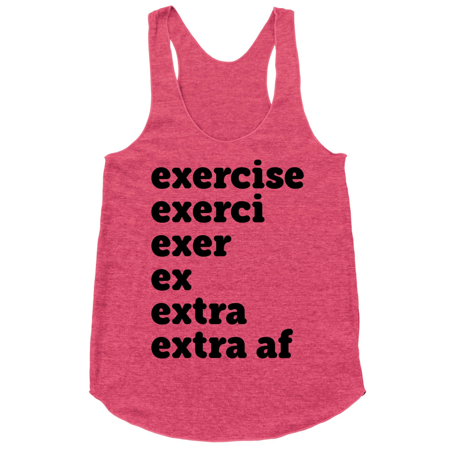 Exercise Extra AF Racerback Tank