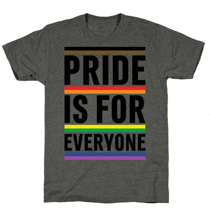 Pride Is For Everyone Unisex Triblend Tee