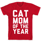 Cat Mom Of The Year T-Shirt